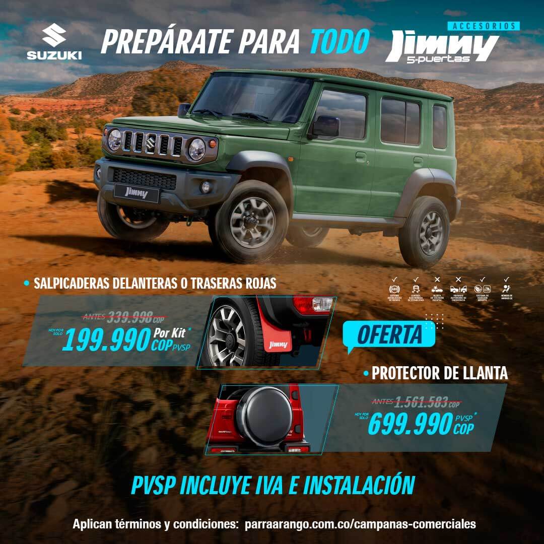 Suzuki Jimny 5 puertas Oferta Marzo 2026
