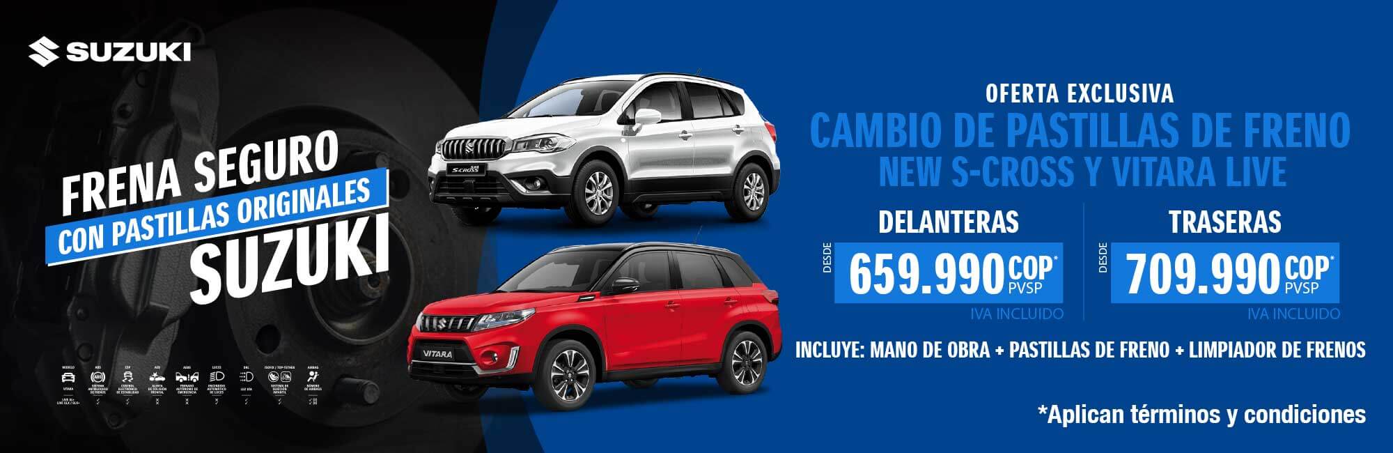 Suzuki Scross y Vitara Live Oferta Marzo 2026