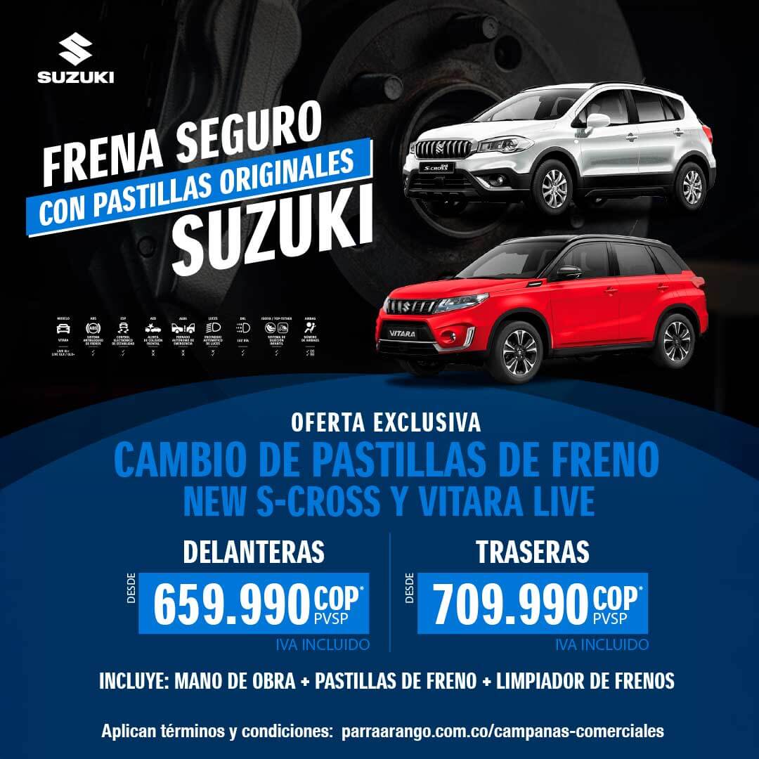 Suzuki Scross y Vitara Live Oferta Marzo 2026