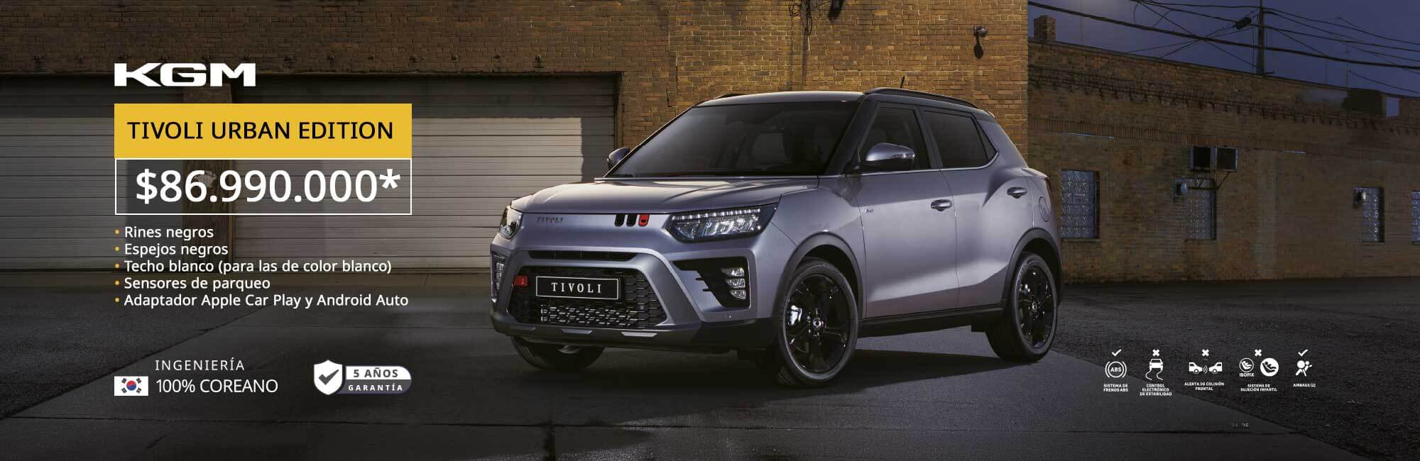 KGM Tivoli Urban Edition Abril 2026