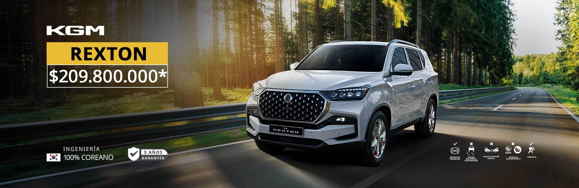 KGM Rexton Promoción Abril 2026