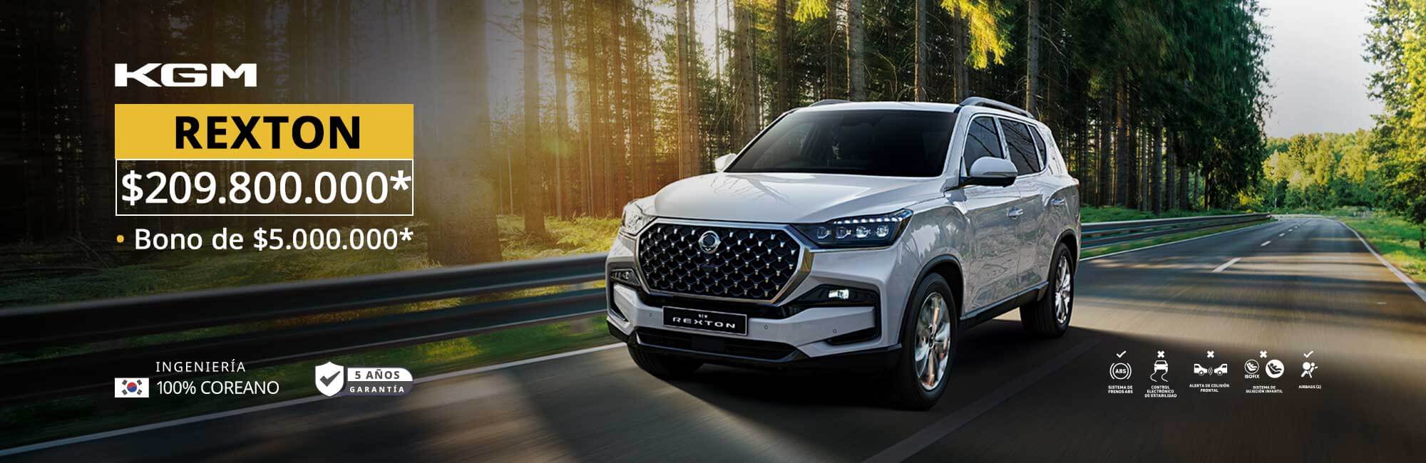 KGM Rexton Promoción Abril 2026