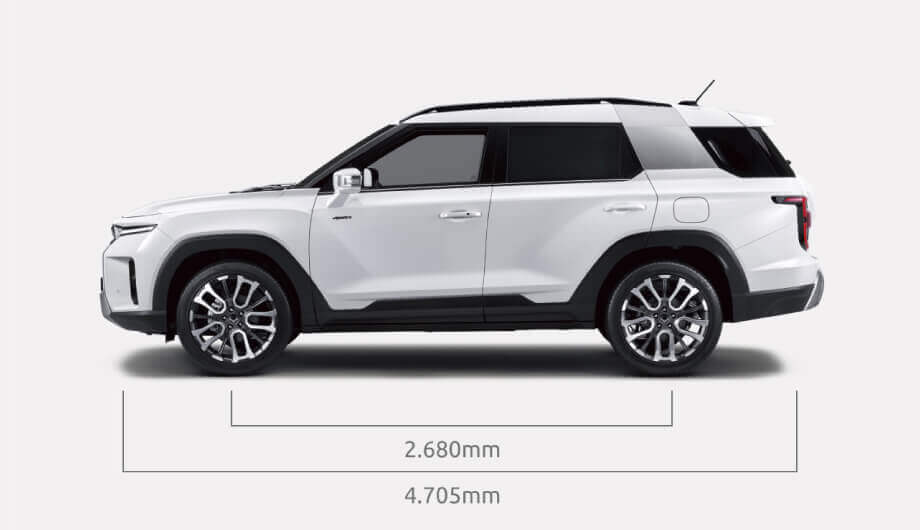 KGM Torres Hybrid lateral